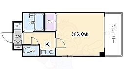 プレサンス京都二条城前 1Kの間取図画像
