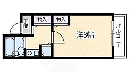 ジョイフル御池 1Kの間取図画像
