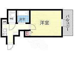 セント綾大宮 1Kの間取図画像