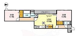 ヴァンソレイユ二条 1階/-