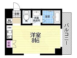 ロベルージュマツイ 1Kの間取図画像
