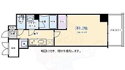 アスヴェル京都二条駅前2 1Kの間取図画像