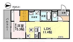 J´fort京都山科2 1階/-