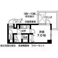 物件の間取り