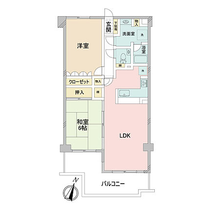 南東向きにつき...