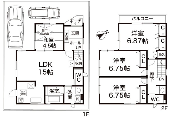 間取りを拡大表示
