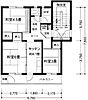 相模原田名団地3号棟5階4.3万円