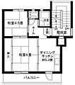 下九沢団地9号棟5階3.9万円