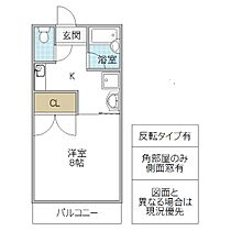 ジュネスKN春日 A 305号室 ｜ 茨城県つくば市春日（賃貸アパート1K・2階・26.49㎡） その2