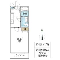 OGURI II 206号室 ｜ 茨城県つくば市春日（賃貸アパート1K・2階・26.38㎡） その2