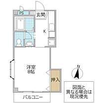 OGURI 201号室 ｜ 茨城県つくば市春日（賃貸マンション1K・2階・25.88㎡） その2