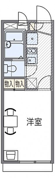 SAKAGAMI 204号室｜大阪府大阪市平野区平野南2丁目(賃貸アパート1K・2階・19.87㎡)の写真 その2