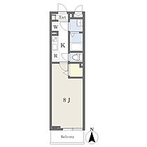 Recolte avenir  ｜ 大阪府八尾市本町2丁目（賃貸アパート1K・2階・26.08㎡） その2