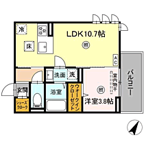 トリシア博多麦野　壱番館 101 ｜ 福岡県福岡市博多区麦野２丁目（賃貸アパート1LDK・1階・35.30㎡） その2