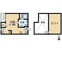 ｈａｐｐｉｎｅｓｓ　ｈｉｌｌｓ　II 205 ｜ 福岡県福岡市西区下山門３丁目（賃貸アパート1R・2階・22.93㎡） その2