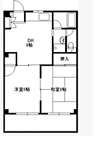 寿ハイツ 101 ｜ 福岡県福岡市博多区三筑２丁目（賃貸アパート2LDK・1階・43.74㎡） その2