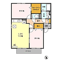 セジュール壱番館 101 ｜ 福岡県福岡市早良区田村７丁目（賃貸アパート2LDK・1階・55.44㎡） その2