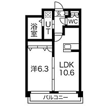 ル・プランタン博多 407 ｜ 福岡県福岡市博多区博多駅南４丁目（賃貸マンション1LDK・4階・40.50㎡） その2