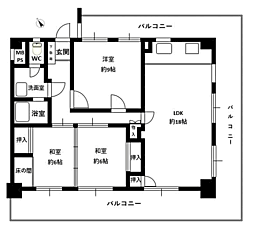 間取図画像 3SLDK