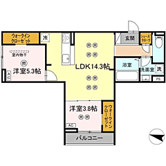 物件の間取り