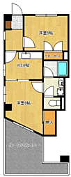 迫野ビル 2Kの間取図画像