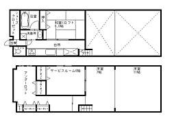 QUATTRO 2SLDKの間取図画像