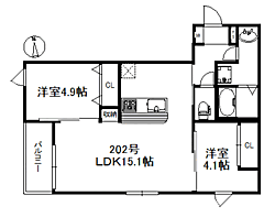 物件の間取り