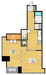 ORIENTBLD.No.59TWINS 1LDKの間取図画像