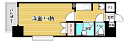 リファレンス県庁口 1Kの間取図画像