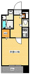 アストリア吉塚駅前 1Kの間取図画像