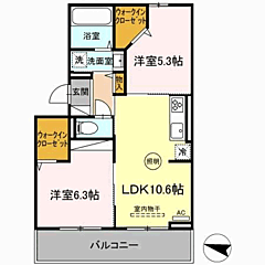物件の間取り