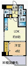 TAISHOKANLaBalconata 1LDKの間取図画像