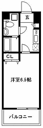 ラセット博多 1Kの間取図画像