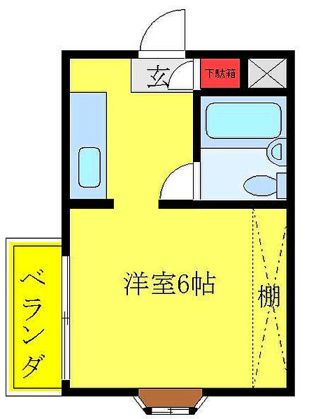 神泉ハイツ ｜東京都北区東十条3丁目(賃貸マンション1R・3階・13.00㎡)の写真 その2