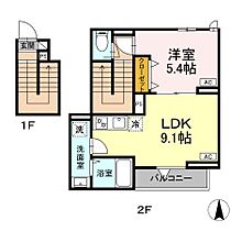 グラナーデ六月  ｜ 東京都足立区六月2丁目30-12（賃貸アパート1LDK・2階・42.75㎡） その2