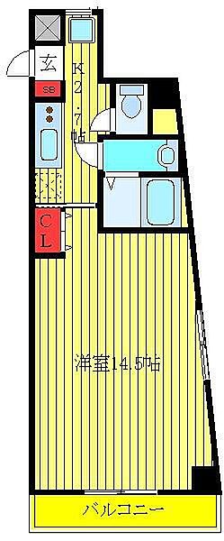 東京都荒川区東尾久5丁目(賃貸マンション1K・3階・39.74㎡)の写真 その2