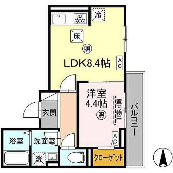 東京都荒川区東尾久3丁目(賃貸アパート1LDK・1階・33.46㎡)の写真 その1