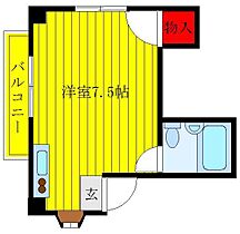 コーポマキノ 301 ｜ 東京都練馬区錦1丁目（賃貸マンション1R・3階・15.26㎡） その2