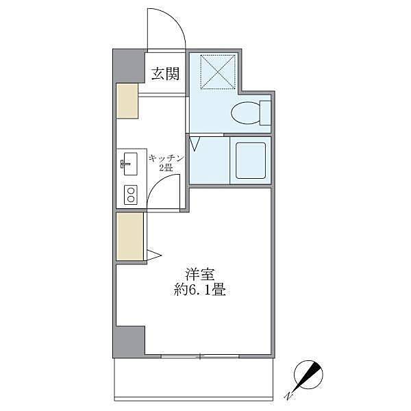 ＫＤＸレジデンス小豆沢 ｜東京都板橋区小豆沢1丁目(賃貸マンション1K・4階・21.12㎡)の写真 その2