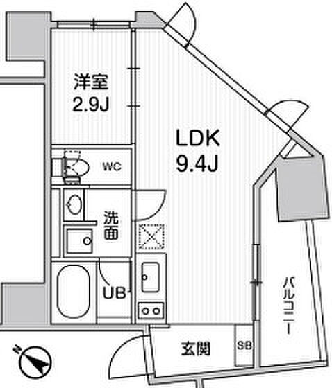 nido SUGAMO 402｜東京都豊島区巣鴨2丁目(賃貸マンション1LDK・4階・30.45㎡)の写真 その2