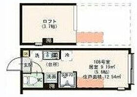 小さなラ・ペルシュ Kitasenju 106 ｜ 東京都足立区日ノ出町40-1付近（賃貸アパート1R・1階・12.54㎡） その2