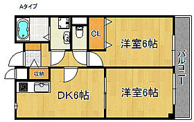 フォンテーヌ城の堀  ｜ 大阪府阪南市黒田（賃貸アパート2DK・2階・47.62㎡） その2