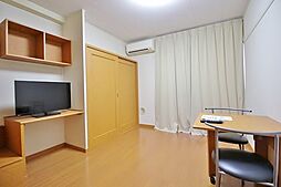 レオパレスあおぞら 2階1Kのリビング/ダイニング