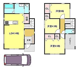 岸和田市池尻町　令和２年築　ハウスクリーニング済　駐車１台可