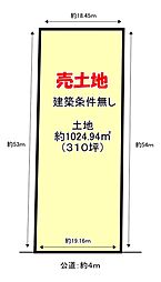 岸和田市田治米町 建築条件無し売土地 土地約310坪