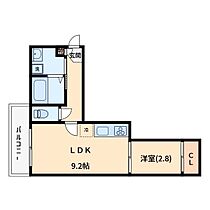 ディール北浦和I 203 ｜ 埼玉県さいたま市浦和区北浦和５丁目8-1（賃貸アパート1LDK・2階・31.36㎡） その2