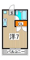 深野ハイツ 405 ｜ 埼玉県さいたま市浦和区常盤３丁目（賃貸マンション1R・4階・22.00㎡） その2