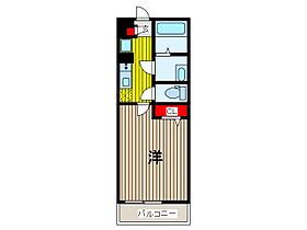 リブリ・与野 201 ｜ 埼玉県さいたま市中央区新中里５丁目19-11（賃貸マンション1K・2階・22.35㎡） その2