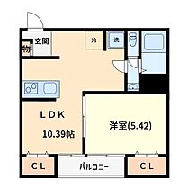 エーデルハイツ 502 ｜ 埼玉県さいたま市中央区新中里５丁目20-9（賃貸マンション1LDK・5階・42.06㎡） その2