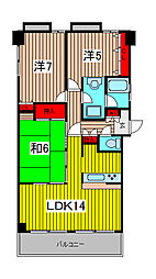間取図画像 3LDK